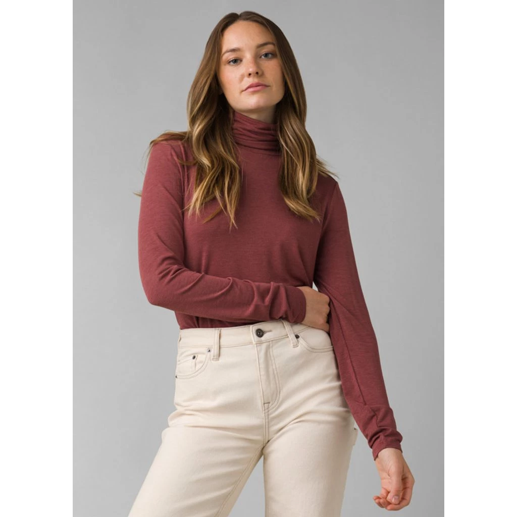 Prana Long Sleeve Tops Foundation Turtleneck 4 Prana Long Sleeve Tops Foundation Turtleneck