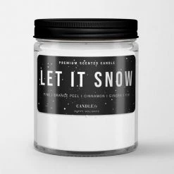 Candlefy Let It Snow Candle