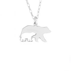 The Bearded Jeweler Bear Cub Necklace