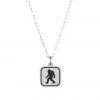 The Bearded Jeweler Bigfoot Sign Necklace Jewelry
