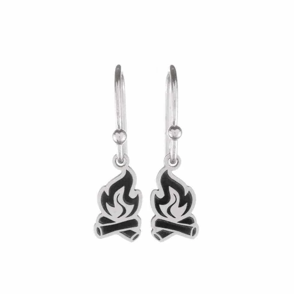 The Bearded Jeweler Campfire Dangle Earrings 3 The Bearded Jeweler Campfire Dangle Earrings