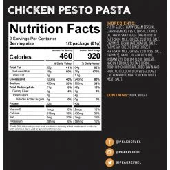 Peak Refuel Food Chicken Pesto Pasta