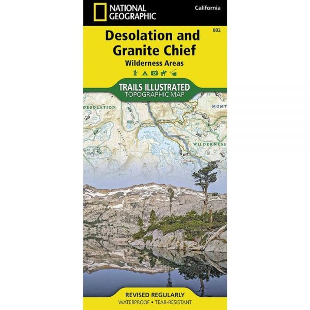 Liberty Mountain Desolation + Granite Chief Wilderness Map Books & Maps 3 Liberty Mountain Desolation + Granite Chief Wilderness Map Books & Maps