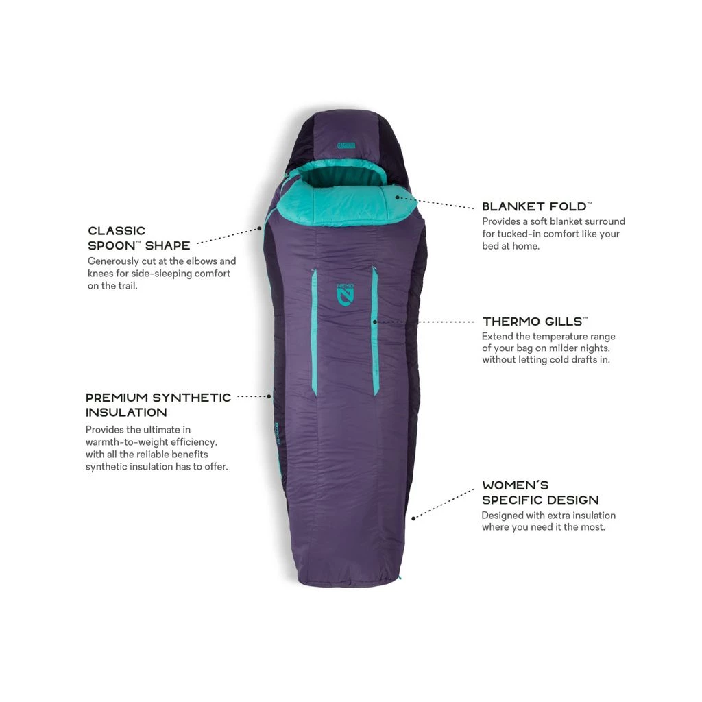 Nemo Forte Wms's Sleeping Bag 5 Nemo Forte Wms's Sleeping Bag