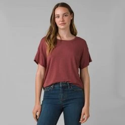 Prana Foundation Slouch Tee Short Sleeve Tops