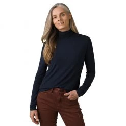 Prana Long Sleeve Tops Foundation Turtleneck