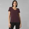 Prana Foundation V-Neck Short Sleeve Tops 2 Prana Foundation V-Neck Short Sleeve Tops
