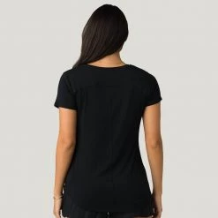 Prana Foundation V-Neck Short Sleeve Tops