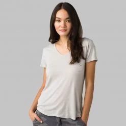 Prana Foundation V-Neck Short Sleeve Tops