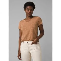 Prana Foundation V-Neck Short Sleeve Tops