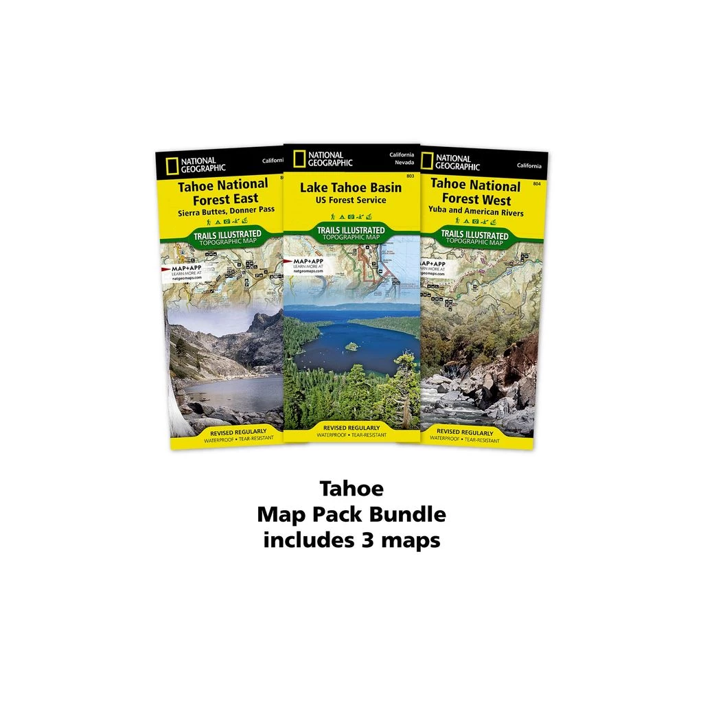 Liberty Mountain Tahoe Map Pack Bundle Books & Maps 4 Liberty Mountain Tahoe Map Pack Bundle Books & Maps