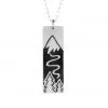 The Bearded Jeweler Winter Ski Slope Necklace